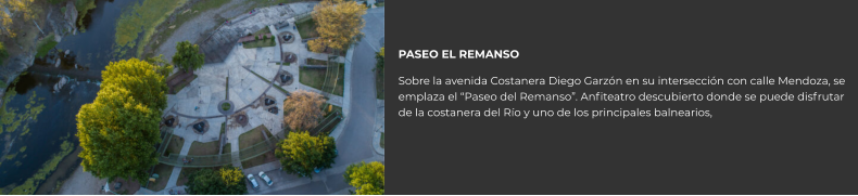 Paseo el remanso Cabañas Namasté Calamuchita